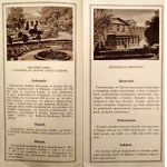 Busko Zdrój - mineral waters - tourist folder of the spa, price list - Warsaw 1947 [Uzdrowisko, Zakład Kuracyjny].