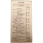 Busko Zdrój - mineral waters - tourist folder of the spa, price list - Warsaw 1947 [Uzdrowisko, Zakład Kuracyjny].