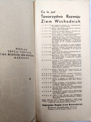 Kresy - Summer in the manors of the Eastern Territories, Warsaw 1938 [ tourist guide, Polish manor