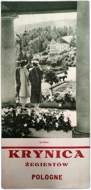 Krynica - Zegiestow - Pologne - League for the Promotion of Tourism, tourist folder, Warsaw 1938 [ Uzdrowisko ].