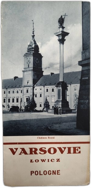 Warsaw, Lowicz - Pologne - League for the Promotion of Tourism, tourist folder, Warsaw 1938