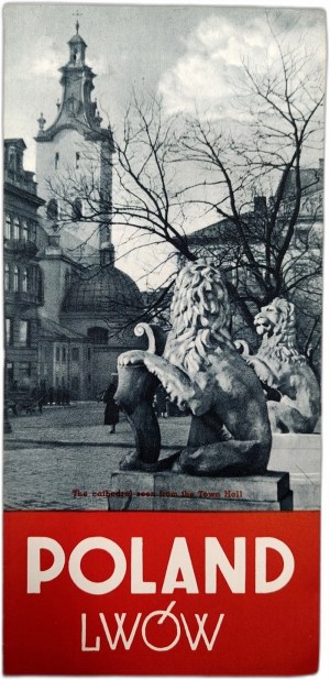 Lviv - Poland - League for the Promotion of Tourism, tourist folder, Warsaw 1938 [ Kresy, Orbis Zakopane stamp ].