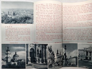 Lviv - Poland - League for the Promotion of Tourism, tourist folder, Warsaw 1938 [ Kresy, Orbis Zakopane stamp ].