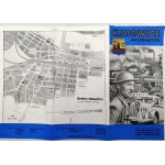 Katowice - informator, folder turystyczny, plan miasta Katowic, Katowice ok 1939, [ pieczęć Orbis Zakopane]