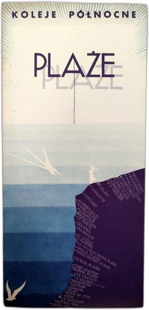 Northern Railway - Beaches of Northern France- tourist guide in Polish, Paris ca. 1935