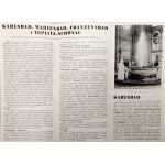 Karlsbad, Marienbad, Franzenbad, Teplitz - Schonau - Uzdrowiska Czechosłowacji - informator turystyczny, ca. 1935 [ pieczęć Orbis Zakopane ]