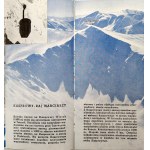 Zakopane - Kasprowy - informator turystyczny, narciarski z mapą Zakopanego proj. Tadeusza Lipskiego, Warszawa 1938 [ Tatry, narciarstwo hokej, skoki narciarskie, wspinaczka]