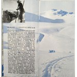 Zakopane - Kasprowy - informator turystyczny, narciarski z mapą Zakopanego proj. Tadeusza Lipskiego, Warszawa 1938 [ Tatry, narciarstwo hokej, skoki narciarskie, wspinaczka]