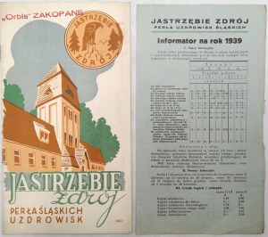 Jastrzębie Zdrój - the pearl of Silesian spas, tourist guide - Cieszyn 1939