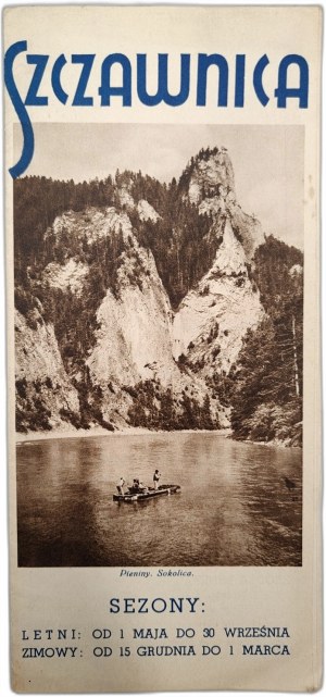 Szczawnica - folder, tourist guide for summer and winter seasons, ca. 1935