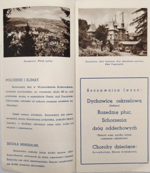 Szczawnica - folder, tourist guide for summer and winter seasons, ca. 1935