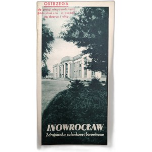 Inowrocław - Brine and mud spa, informator for the year 1937/1938 [ Uzdrowisko].