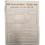 Inowrocław - Brine and mud spa, informator for the year 1937/1938 [ Uzdrowisko].