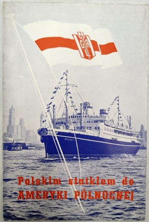 Gdynia America Shipping Lines - GAL - tourist guide, Polish Ship to North America - MS BATORY, Warsaw 1939