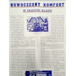 Gdynia Ameryka Linie Żeglugowe - GAL - informator turystyczny, Polskim Statkiem do Ameryki Północnej - MS BATORY, Warszawa 1939