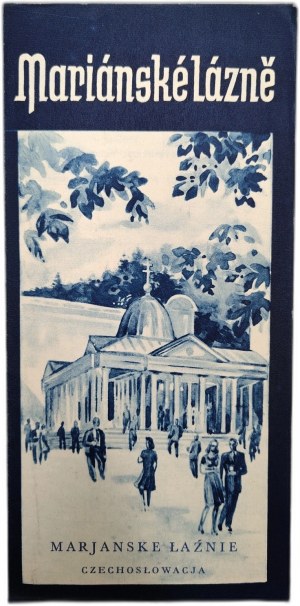 Mariánské Lázně - Czechoslovakia - spa - advertising folder, ca. 1938