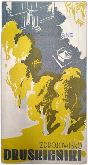 Druskininkai health resort - tourist guide, Vilnius 1938 printing [ Borderlands, health resort].