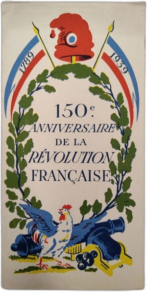 Anniversary of 150 years of the French Revolution - 1789 - 1939, Paris 1939 [ commemorative print, Orbis Zakopane stamp].