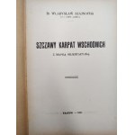 Szajnocha Władysław - Szczawy Karpat Wschodnich z mapką orientacyjną, Kraków 1927 [ mineral waters, medicinal waters, spas ].