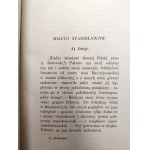 Szarłowski Alojzy - Stanisławów i Powiat Stanisławowski pod względem historycznym i geograficzno - statystycznym, Stanisławów 1887 [ Kresy, mapa powiatu ]