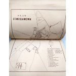 Szarłowski Alojzy - Stanisławów i Powiat Stanisławowski pod względem historycznym i geograficzno - statystycznym, Stanisławów 1887 [ Kresy, mapa powiatu ]
