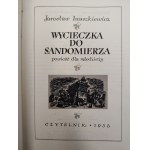 Iwaszkiewicz J. - Wycieczka do Sandomierza, Warszawa 1953 [ drzeworyty Maria Hiszpańska - Neumann, proj. okładki A. Heidrich, Wydanie pierwsze]