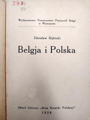 Dębicki Zdzisław - Belgium and Poland - Warsaw 1928
