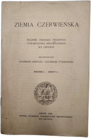 Hartleb K., Tyszkowski K., Czerwińska Land - Lviv 1935