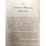 Walery Przyborowski - Z przeszłości Warszawy - Szkice historyczne, Varsovie 1899