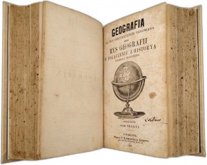 Dziekoński - Geografia na tle historycznym osnowana czyli rys geografii w połączeniu z historii - komplet Tom I- IV, Warsaw 1862