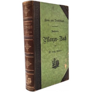 Dr. Wilhelm Medicus - Flora Niemiec - Ilustrowany atlas roślin, opisy roślin i instrukcje tworzenia zielników, Kaiserslautern ca. 1893 [ zioła, ziołolecznictwo]