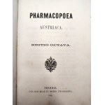 Pharmacopea Austriaca - Viennae 1906 - Farmakologia