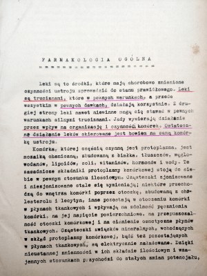 Marian and Maria Wilamowska - Pharmacology Lectures, Warsaw 1950.