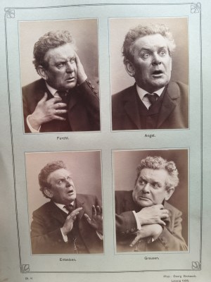 Proft A. - Physiognomic and mimic studies - Lispk 1906 [ Portfolio of photographs, mimic ].