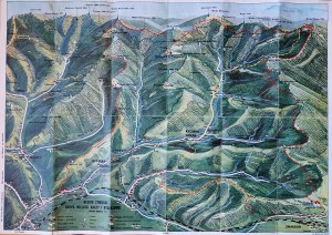 Moskała E. - Beskid Żywiecki - Grupa Wielka Racza i Rycerzowa [ Map 1968, Wielka Racza, Rycerzowa, Rajcza].