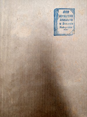 Wertenstein Ludwik - Praise of physics, Warsaw 1935 [ stamp Józef Ruchlewicz bookbinder in Brzozów, Malopolska ].