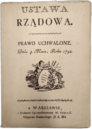 Government Law - Law passed on May 3, 1791 - reprint [ May 3 Constitution ].