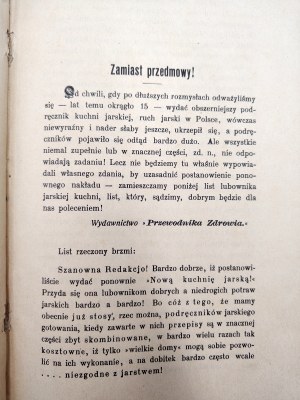Czarnowska M. - New Illustrated Jar Kitchen - Berlin ca. 1920 [ vegetarian cuisine, vegetarianism].