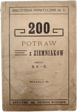B.K.S. - 200 potato dishes, Warsaw 1916