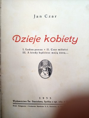 Cazr Jan - History of a woman, Katowice 1935