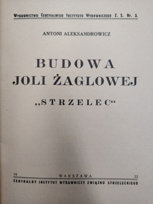 Aleksandrowicz A. - Construction of the sailing jolly 