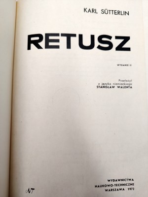 Sutterlin K. - Retouching, Warsaw 1972 [ photograph ].