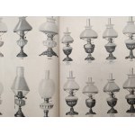 Katalog firmy Ditmar Brunner - Lampy naftowe, żyrandole, klosze, lampy wiszące, stojące, kinkiety - rok 1921 - Wiedeń