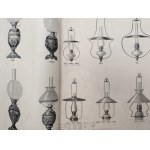 Katalog firmy Ditmar Brunner - Lampy naftowe, żyrandole, klosze, lampy wiszące, stojące, kinkiety - rok 1921 - Wiedeń