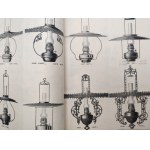 Katalog firmy Ditmar Brunner - Lampy naftowe, żyrandole, klosze, lampy wiszące, stojące, kinkiety - rok 1921 - Wiedeń