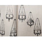 Katalog firmy Ditmar Brunner - Lampy naftowe, żyrandole, klosze, lampy wiszące, stojące, kinkiety - rok 1921 - Wiedeń