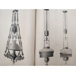 Katalog firmy Ditmar Brunner - Lampy naftowe, żyrandole, klosze, lampy wiszące, stojące, kinkiety - rok 1921 - Wiedeń
