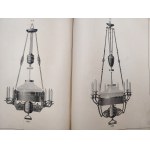 Katalog firmy Ditmar Brunner - Lampy naftowe, żyrandole, klosze, lampy wiszące, stojące, kinkiety - rok 1921 - Wiedeń