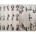 Katalog firmy Ditmar Brunner - Lampy naftowe, żyrandole, klosze, lampy wiszące, stojące, kinkiety - rok 1921 - Wiedeń