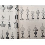 Katalog firmy Ditmar Brunner - Lampy naftowe, żyrandole, klosze, lampy wiszące, stojące, kinkiety - rok 1921 - Wiedeń